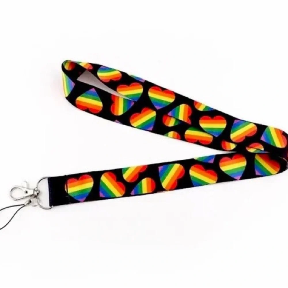 LGBT Themed Lanyard Fun Print Lanyard Doctor Nurse Neck Strap Lanyard